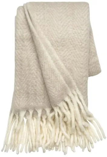 Cozy Living Mathea Tæppe Herringbone/Alpaca